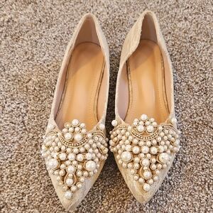 Elegant Pearl Embellished Women's Shoes